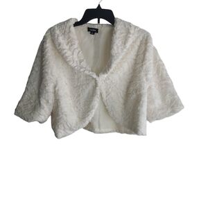 Tacera white little jacket new